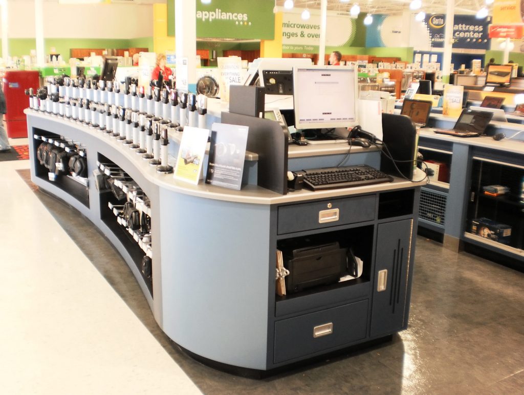 HHGregg CAP Fixtures Store Fixtures and displays